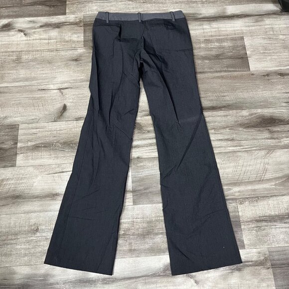 UWN Mid Rise Boot Leg Full Length Trousers Grey Women’s Size M - Picture 2 of 9